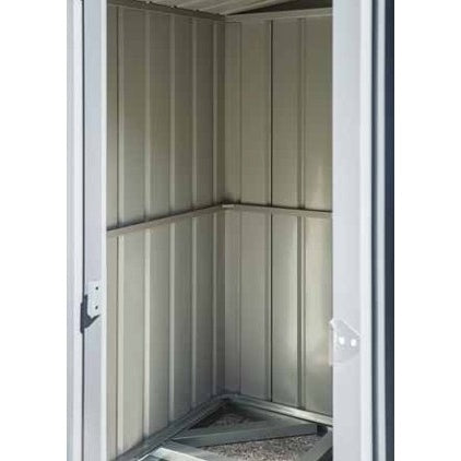 moia greenwood moia greenwood telaio pavimento in acciaio galvanizzato 183 x 154 cm base per casetta a due falde robusta e resistente ean 8013054833298
