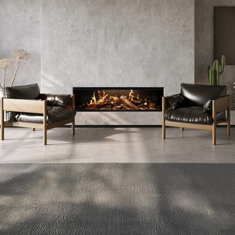 nobis nobis camino elettrico janus 170 senza ventilazione a led 4k fiamma olografica