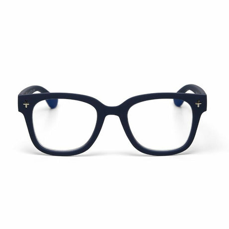 okkia okkia occhiale da lettura mod giovanni premontato soft touch spring anti luce blu magframe midnight diottrie 3 00 ean 8056211370755