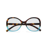 okkia okkia occhiale da lettura mod verona premontato butterfly soft touch spring anti luce blu havana blue diottrie 2 50 ean 8056211374036