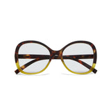 okkia okkia occhiale da lettura mod verona premontato butterfly soft touch spring anti luce blu havana giallo diottrie 1 00 ean 8056211374456