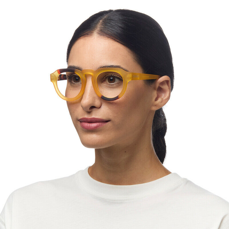 okkia okkia occhiale da lettura mod zeno soft touch anti luce blu giallo havana diottrie 1 50 ean 8055773197084