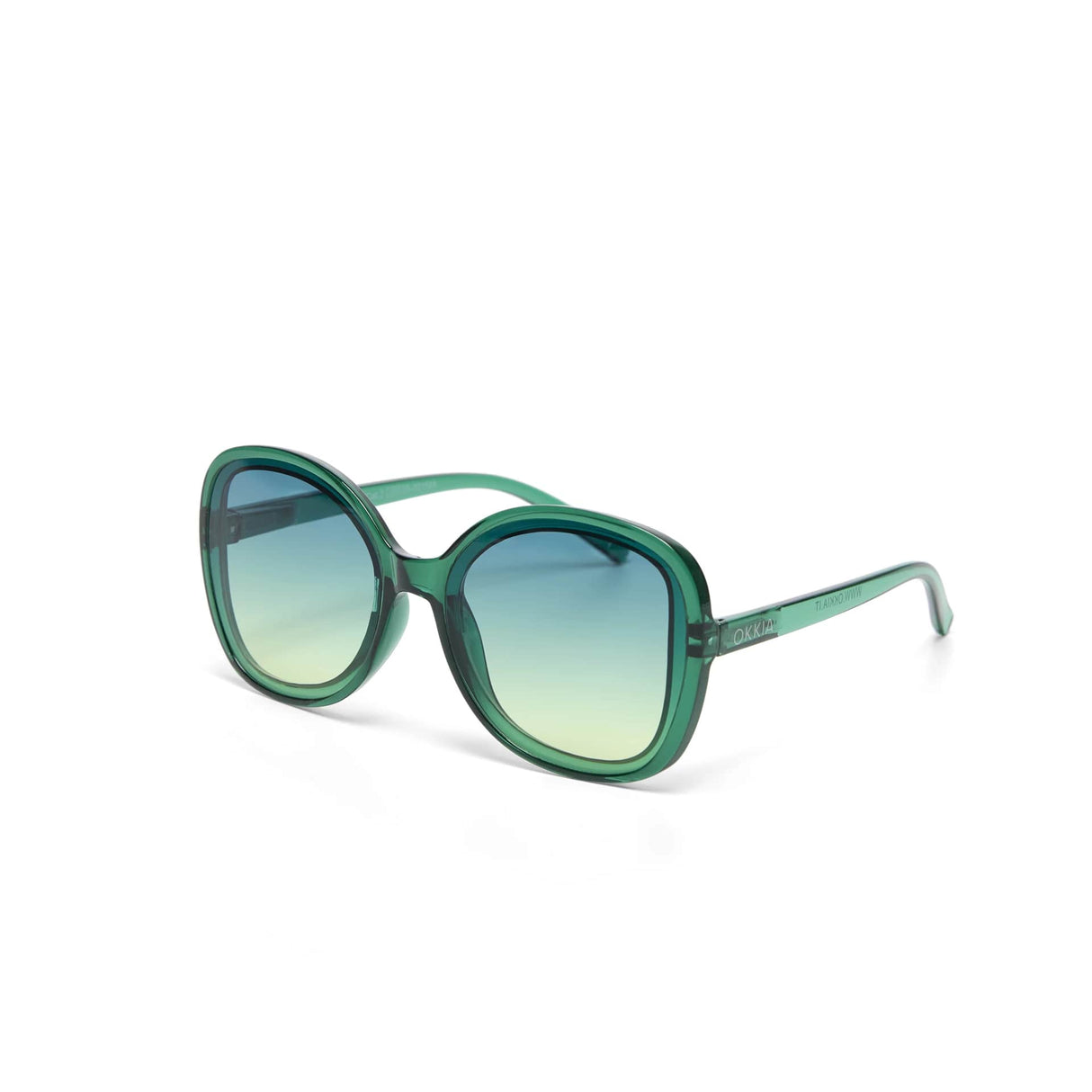 okkia okkia occhiale da sole premontato butterfly mod anna light green ean 8056211370403