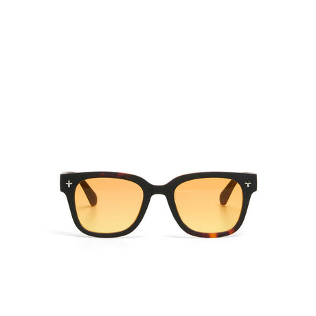 okkia okkia occhiale da sole premontato mod giovanni translucid havana black soft touch con lenti giallo