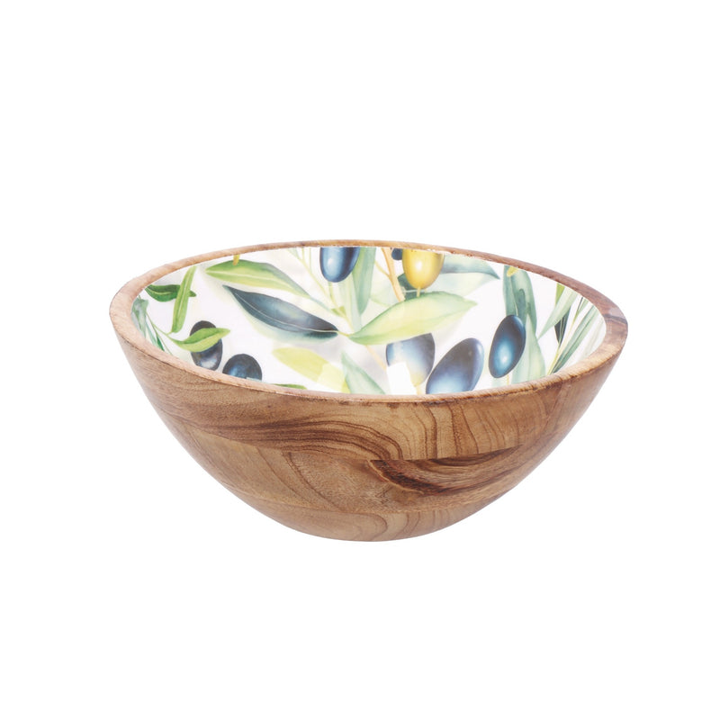 regalo italiano regalo italiano ciotola in legno yari d 25 cm h 10 cm ass insalatiera naturale design moderno 1 pz ean 8057586176904