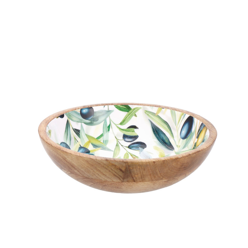regalo italiano regalo italiano ciotola in legno yari d 25 cm h 7 cm ass insalatiera naturale design moderno 1 pz ean 8057586176911