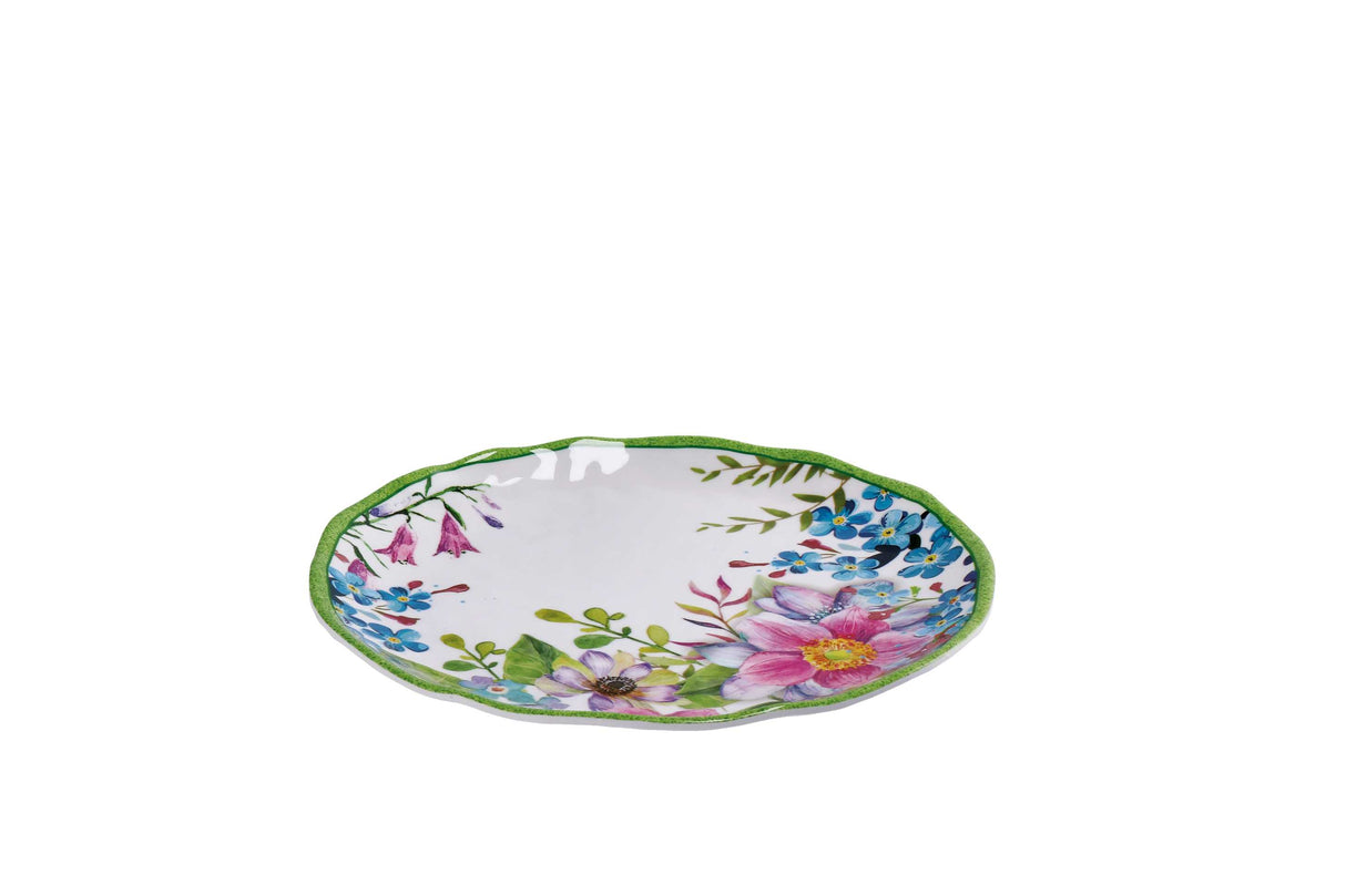 regalo italiano regalo italiano piatto frutta shia melamina d 22 cm h 2 cm multicolor ean 8057586111547