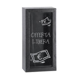 regalo italiano regalo italiano salvadanaio in mdf e vetro 10 x 6 cm h 20 cm ass porta risparmi decorativo moderno 1 pz ean 8057586123670