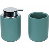 regalo italiano regalo italiano set bagno 2 pezzi in ceramica ass dispenser sapone e bicchiere 1 pz ean 8021785600584