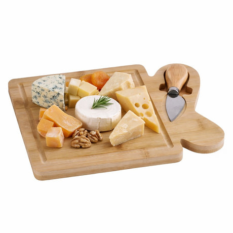 regalo italiano regalo italiano tagliere formaggio con coltello 25 x 20 cm ean 8057586190153