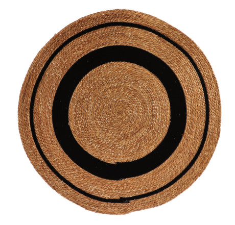 regalo italiano regalo italiano tappeto rotondo in alga e cotone ass d 150 cm tappeto naturale intrecciato 1 pz ean 8057586038301