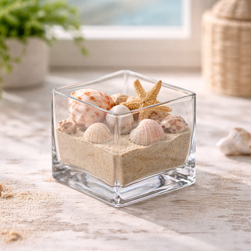 regalo italiano regalo italiano vaso in vetro decorativo 125 x 125 cm h 12 cm design moderno ean 8021785797741