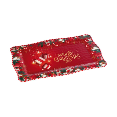regalo italiano regalo italiano vassoio rettangolare melamina ass 36 x 23 cm h 15 cm rosso 1 pz ean 8057586035393