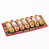 regalo italiano regalo italiano vassoio rettangolare rian in melamina 27 x 11 cm h 2 cm rosso blu ean 8057586160590