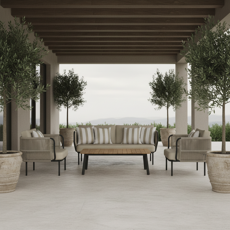 Scena 4 – Veranda villa contemporanea