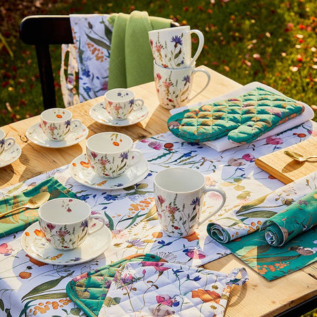tognana tognana servizio 6 tazze caffe atollo flora 100 cc porcellana multicolor ean 8056444395945