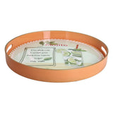 tognana tognana vassoio rotondo mojito serving summer time d 38 cm decorativo polipropilene arancione ean 8056444550337