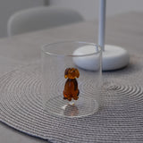 wd lifestyle wd lifestyle bicchiere vetro borosilicato cc 250 ml decoro cane ean 8053300576005