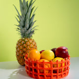 wd lifestyle wd lifestyle cestino centrotavola in stoneware arancione ean 8055035683737