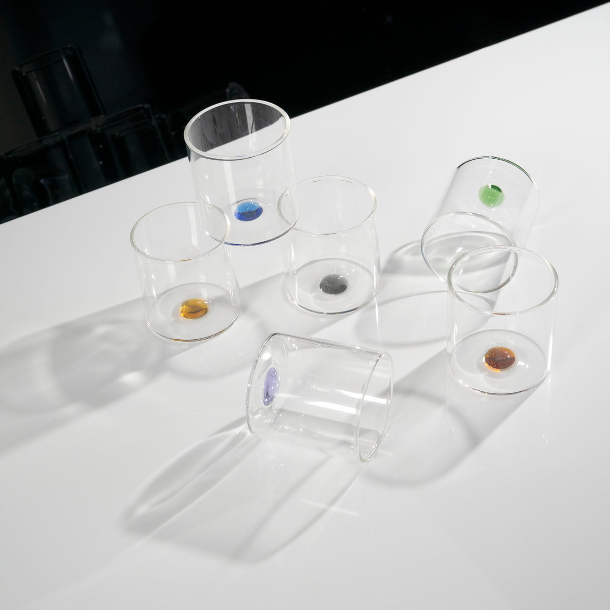 wd lifestyle wd lifestyle set 6 bicchierini vetro borosilicato 10 cm multicolor ean 8055035684338