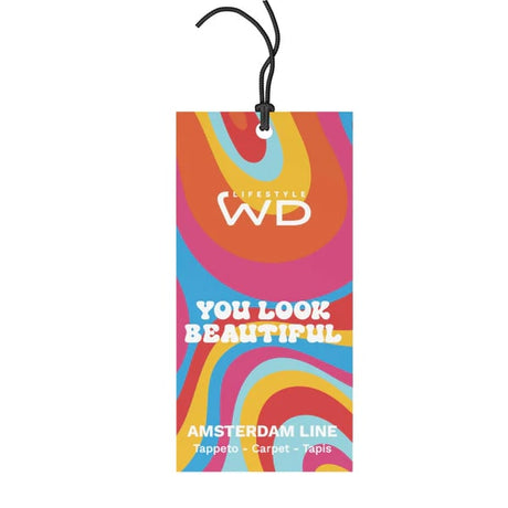 wd lifestyle wd lifestyle tappeto colorato e vivace decoro you look beautiful 65 x 36 cm bordeaux ean 8055035682815