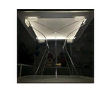 bigiemme bigiemme alzata plexiglass trasparente per top led 48x48 cm h 50 cm