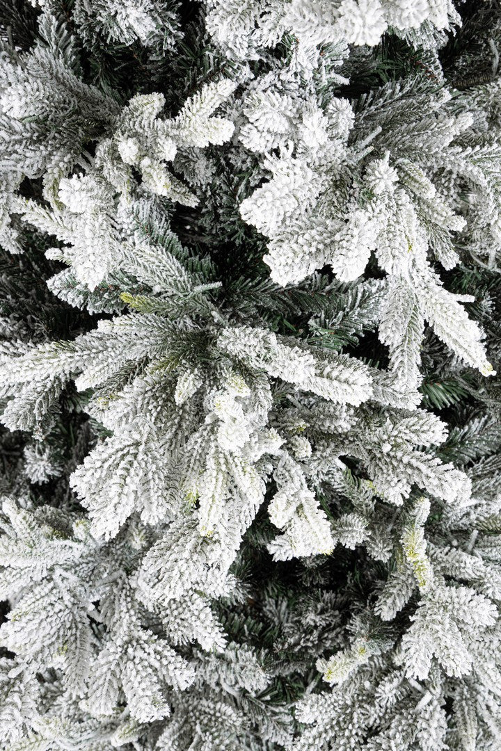 bizzotto bizzotto albero di natale berskshire innevato h 240 cm d 152 cm 6 428 rami 2 500 luci bianco ean 8051836720206