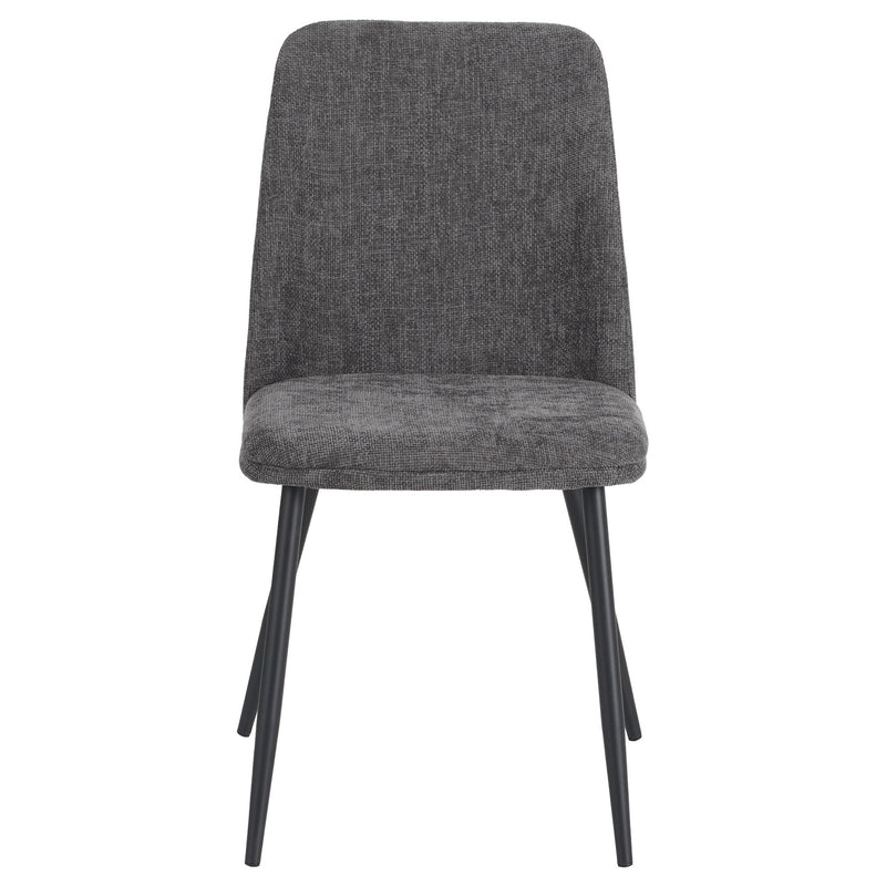 di mo di mo sedia tracy in tessuto grigio scuro 57x45x84 cm design moderno ean 8010402514816