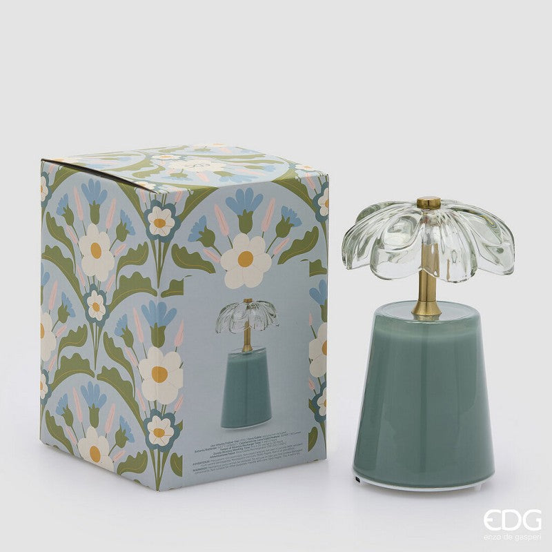 edg enzo de gasperi edg enzo de gasperi lampada da tavolo lily h 1750 cm d 11 cm ip20 salvia scatola regalo ean 8059824607881
