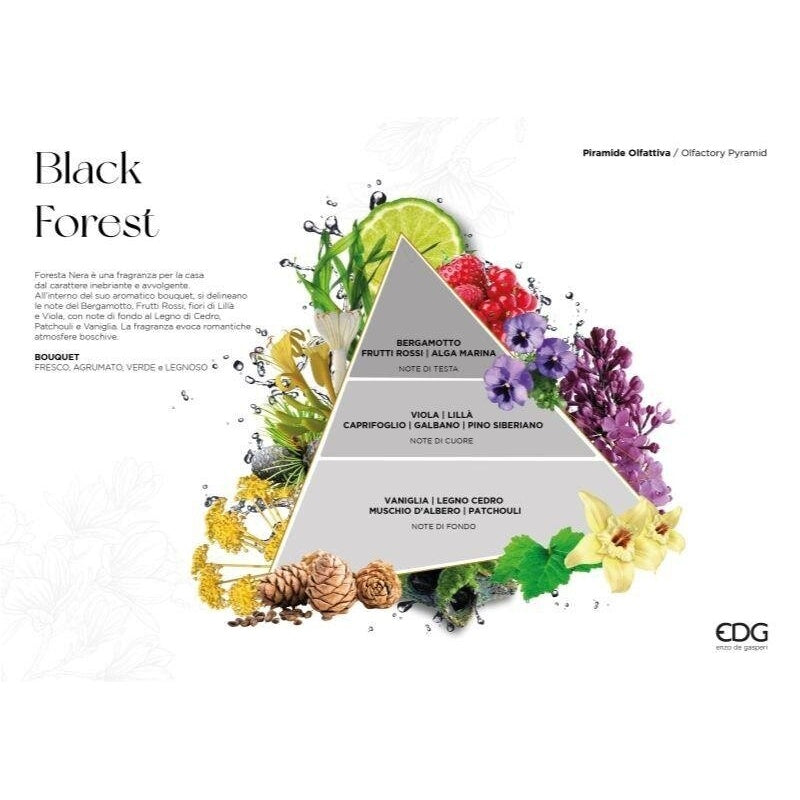 edg enzo de gasperi edg enzo de gasperi profumatore ambiente bottiglia diva 120 ml foresta nera diffusore fragranza design elegante ean 8059824655790