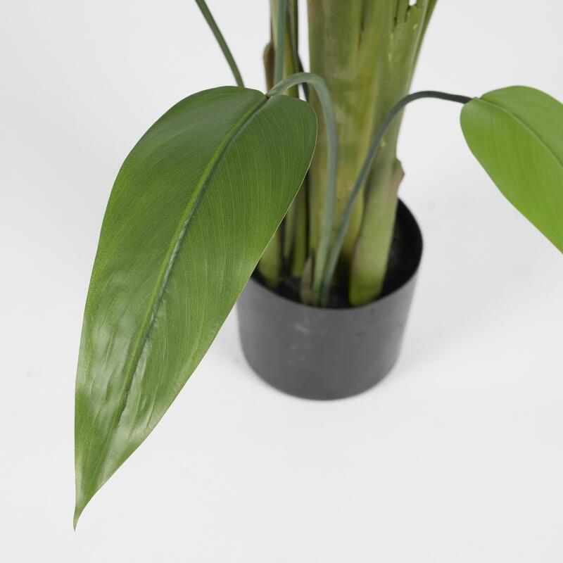 edg enzo de gasperi edg enzo de gasperi strelitzia x20 con vaso h 152 cm pianta artificiale verde ean 8059824497932