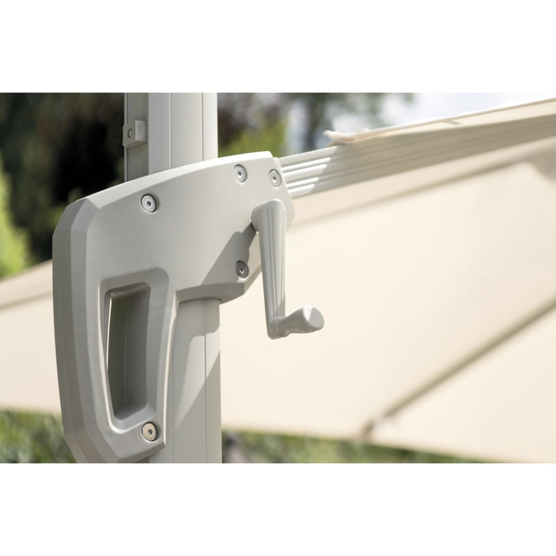 moia greenwood moia greenwood ombrellone colorado 3 x 4 m in alluminio seta ombrellone outdoor con telo in poliestere ecru design moderno ean 8013054837760