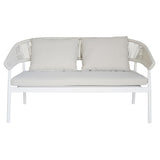 moia greenwood moia greenwood salotto cap ferrat in alluminio bianco con schienale corda set giardino design moderno outdoor ean 8013054835049