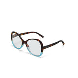 okkia okkia occhiale da lettura mod verona premontato butterfly soft touch spring anti luce blu havana blue diottrie 1 00 ean 8056211374005