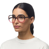okkia okkia occhiale da lettura mod verona premontato butterfly soft touch spring anti luce blu havana pink diottrie 2 00 ean 8056211374425