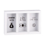 regalo italiano regalo italiano salvadanaio in mdf e vetro 3 scomparsi 23 x 6 cm h 15 cm ass porta risparmi decorativo moderno 1 pz ean 8057586123694