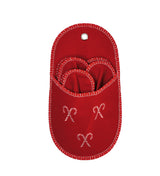 regalo italiano regalo italiano set 3 paia pantofole di natale 26 x 47 cm ass rosso ean 8057586024823