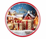 regalo italiano regalo italiano sottopiatto natale tondo plastica d 33 cm ass multicolor 1 pz ean 8057586065031