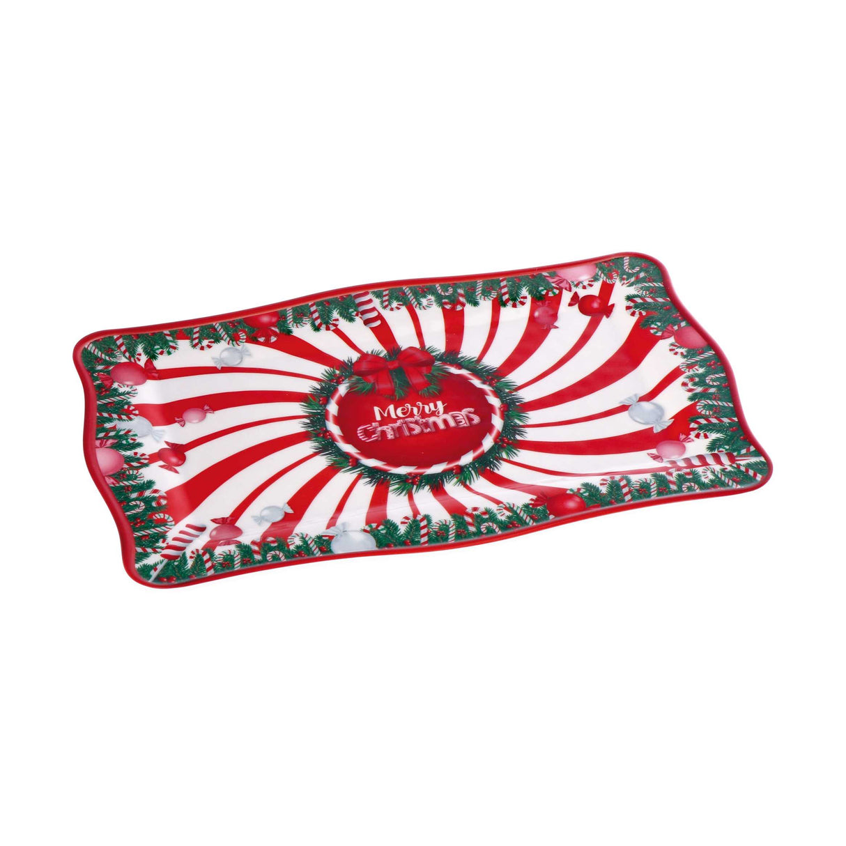 regalo italiano regalo italiano vassoio rettangolare melamina ass 36 x 23 cm h 15 cm rosso 1 pz ean 8057586035393
