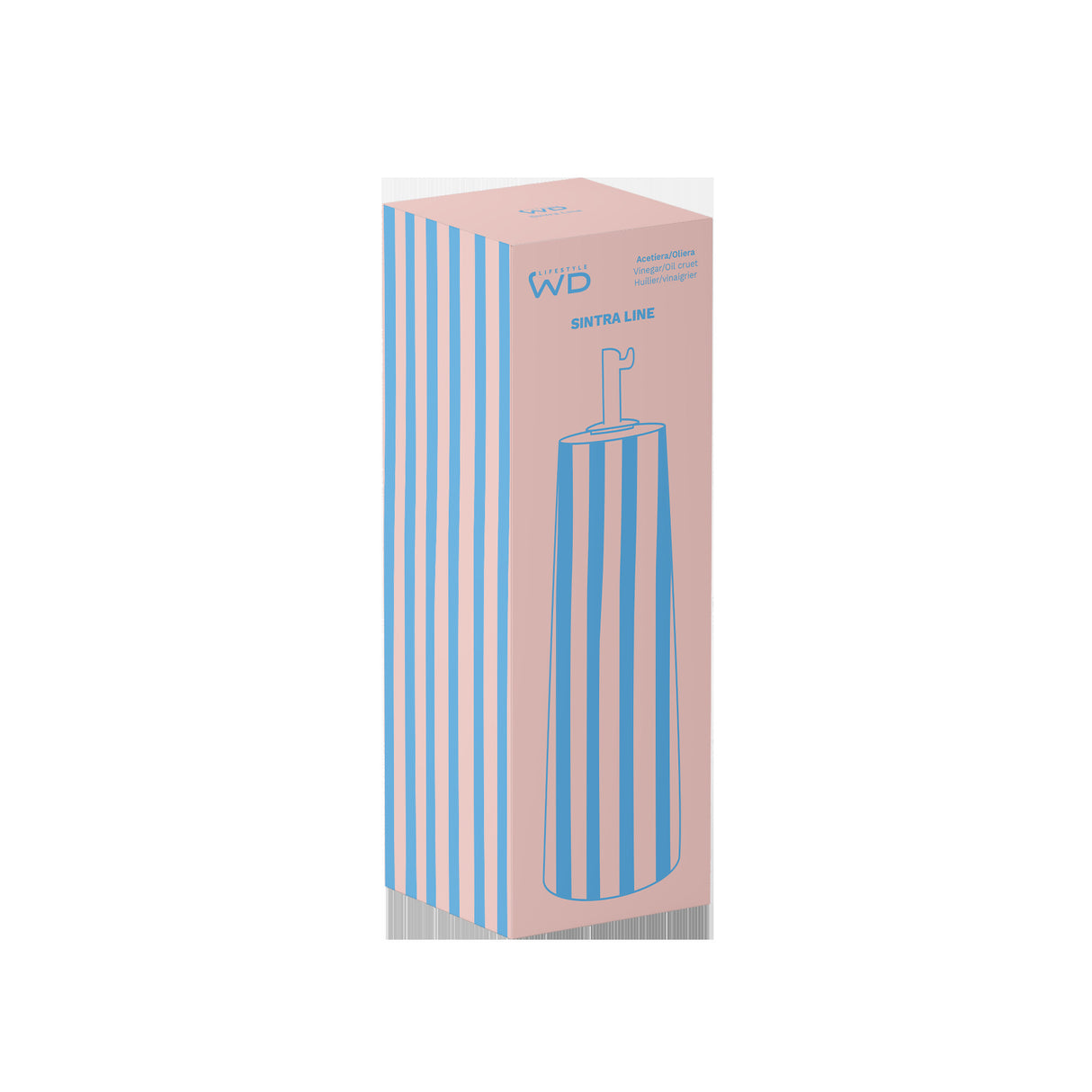 wd lifestyle wd lifestyle oliera acetiera in stoneware 490 ml rosa ean 8055035684826