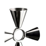 alessi alessi misurino cocktail tending box in acciaio jigger con 4 misure per mixology ean 8003299467099