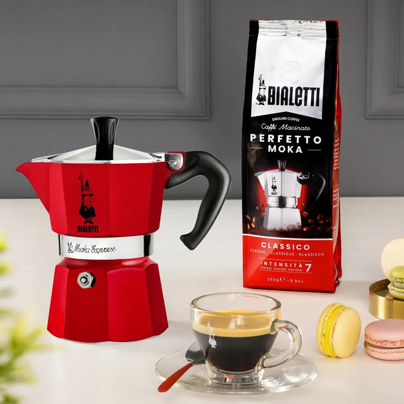 bialetti bialetti moka express 3 tazze rosso ean 8006363074520