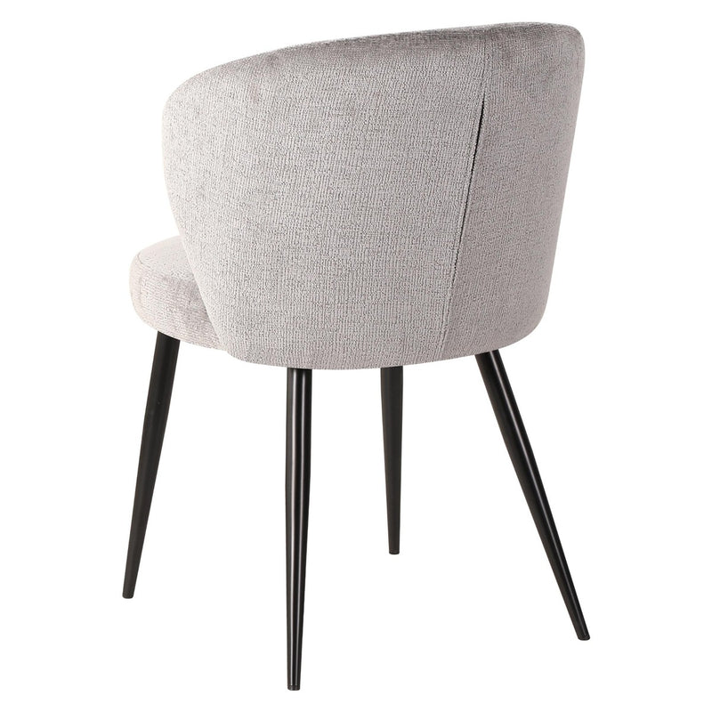 di mo commerciale di mo commerciale poltroncina evelyn 58 x 48 cm h 805 cm in tessuto grigio con gambe in metallo sedia design elegante ean 8010402515226