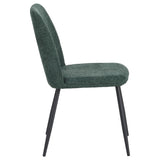 di mo di mo sedia tracy in tessuto verde scuro 57x45x84 cm design moderno ean 8010402514823