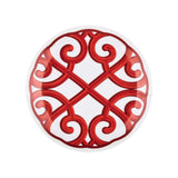 guzzini guzzini set 6 posti tavola harmonia natalizia porcellana bianco rosso 18 pz ean 8008392412441