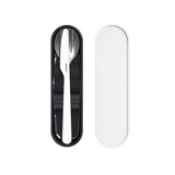 guzzini guzzini set lunch box da viaggio storego con posate bianco nero ean 17110211