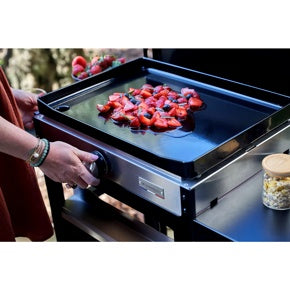 le marquier le marquier plancha elettrica la plancha francaise 150 duo con carrello coperchio e ripiani edition completa ean 3339380176874