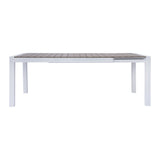 moia greenwood moia greenwood tavolo maiorca allungabile 160210x95 cm alluminio bianco con piano resin wood tavolo outdoor design moderno ean 8013054838019