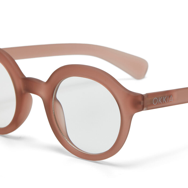 okkia okkia occhiale da lettura mod lauro premontato soft touch trasparent rose diottrie 1 00 ean 8056211370823