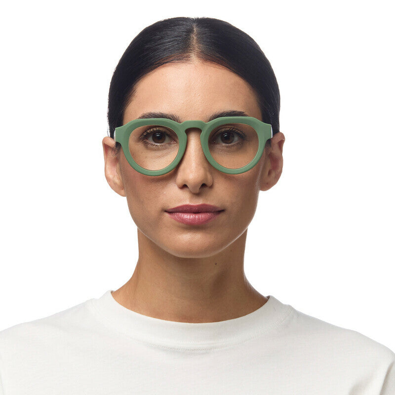 okkia okkia occhiale da lettura mod zeno soft touch anti luce blu verde diottrie 1 00 ean 8056211370922
